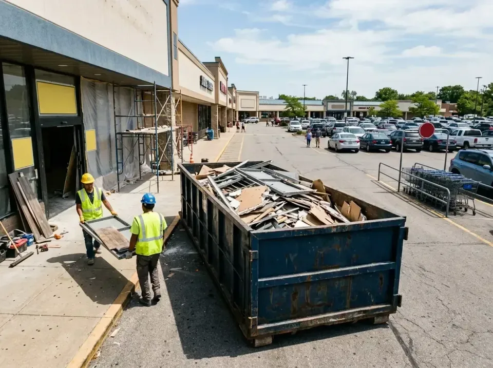 retail-store-renovation-debris-003 — frequently asked questions, Roll-off Dumpster Rentals in Middleborough Center, MA